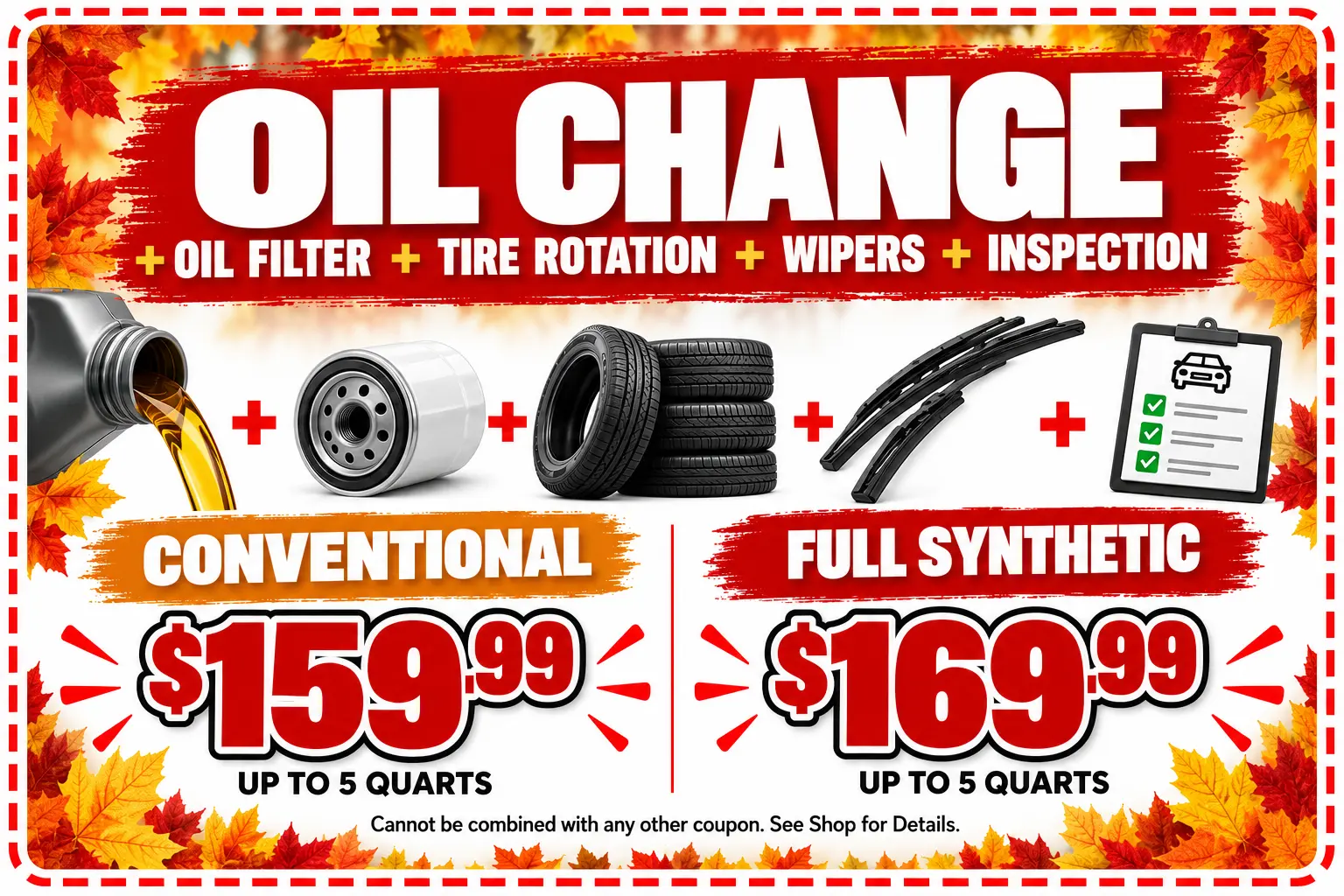 Oil Change Package Special Image