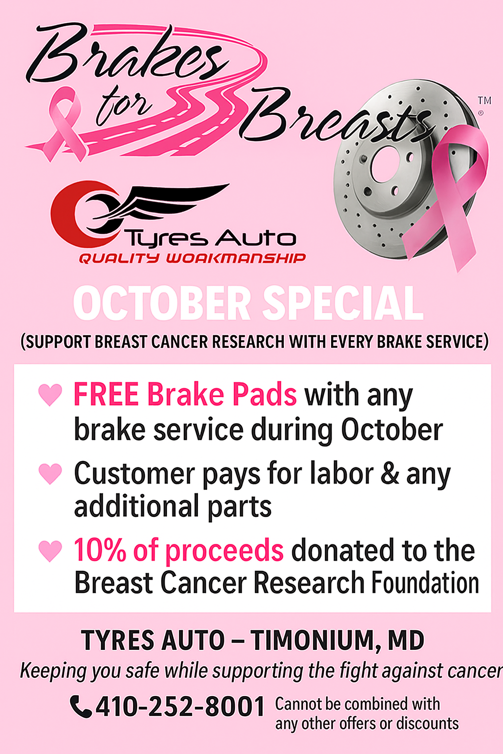 Brakes for Breasts October Special Special Image
