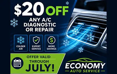$20 OFF any A/C Diagnostic or Repair Special Image