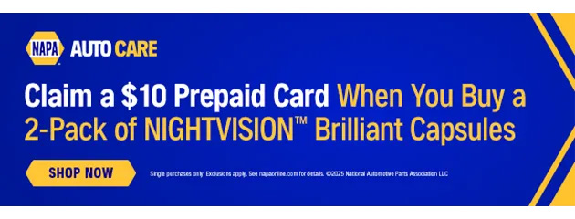 CLAIM $10 ON NIGHTVISION® BRILLIANT CAPSULES image