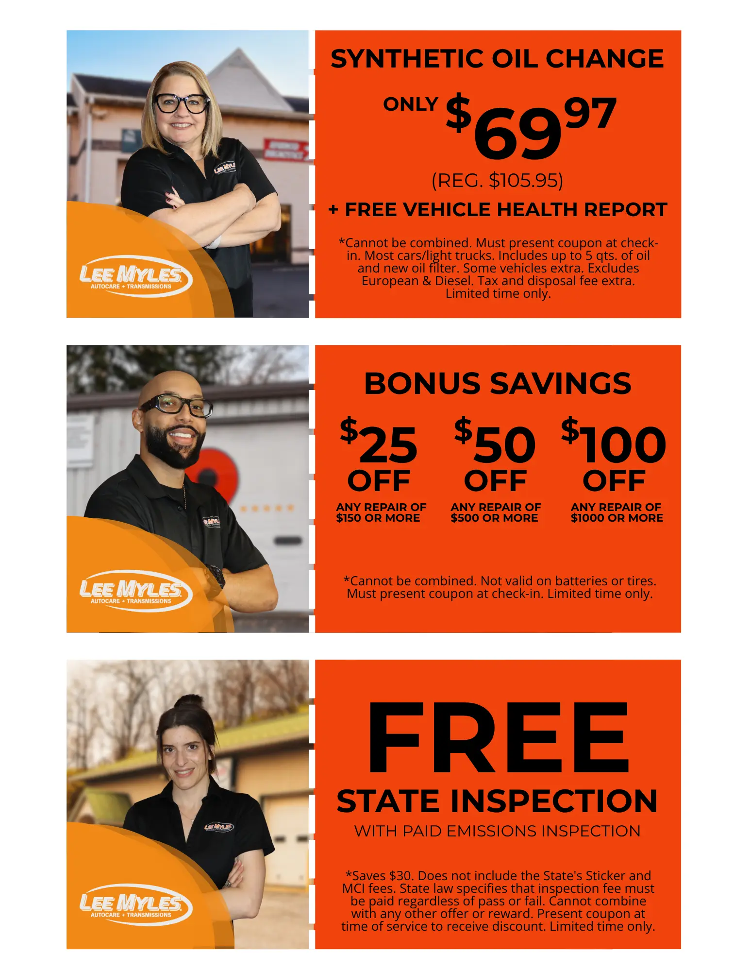 Lee Myles Specials
