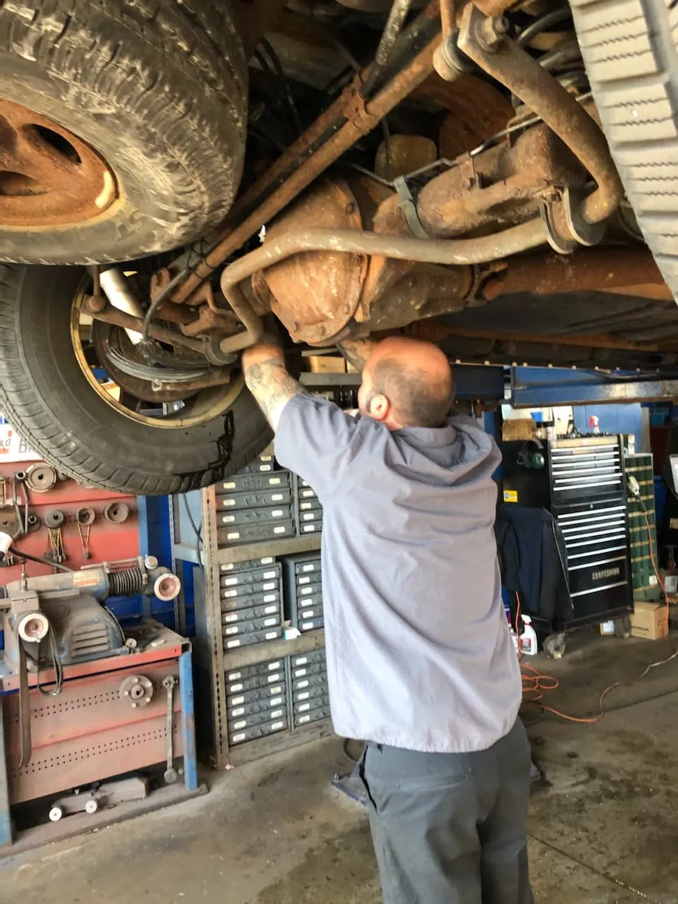 Where should I take my vehicle for steering and suspension repair?  Image