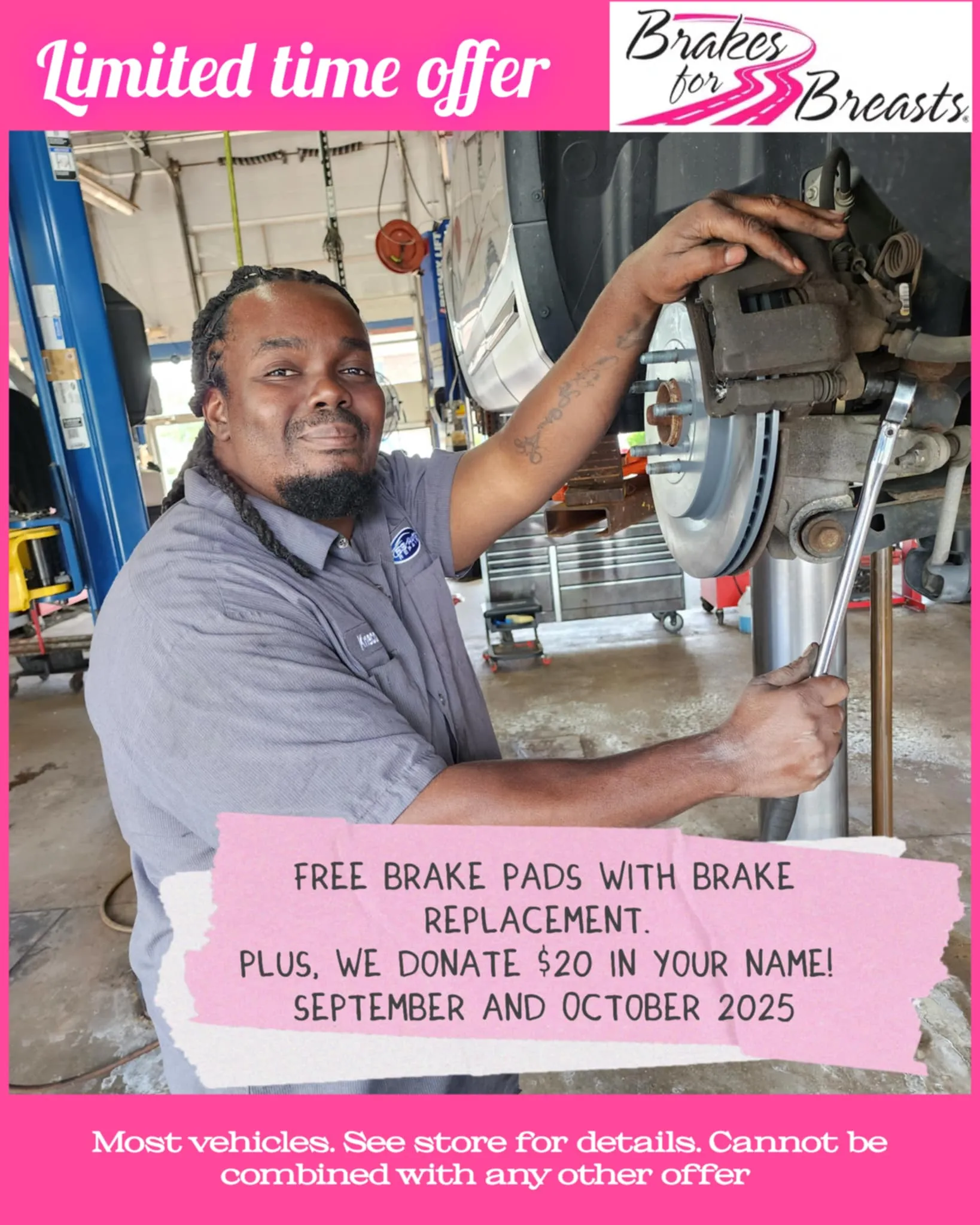 Brakes for Breasts at 59 Auto Repair Image