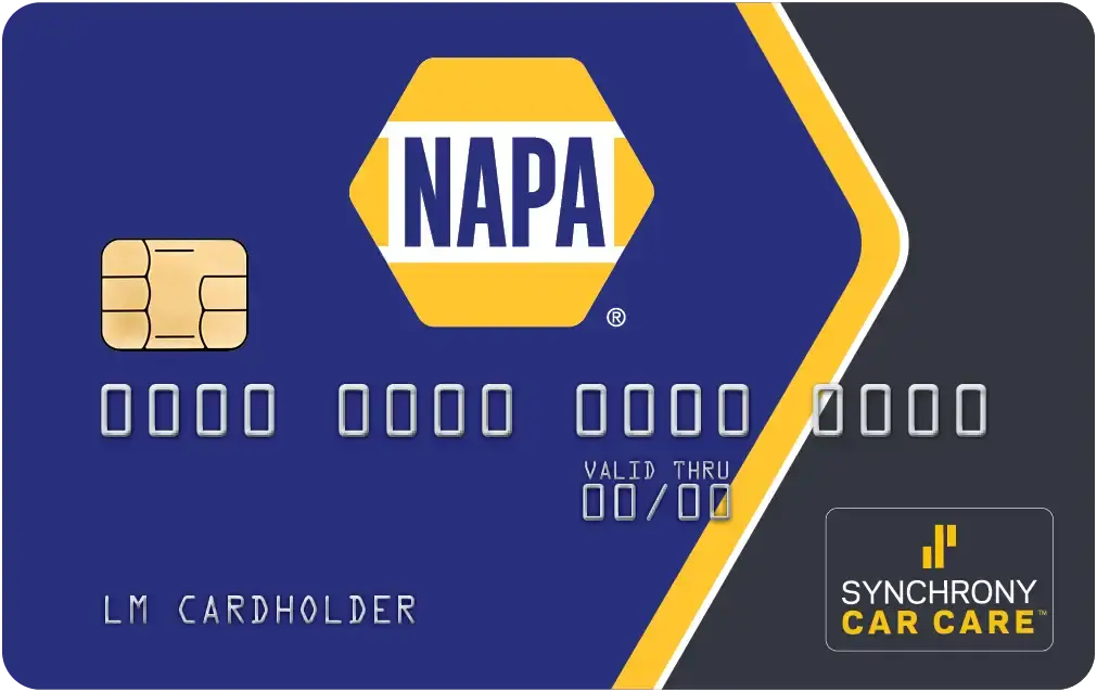 NAPA Financing Landing Page Image