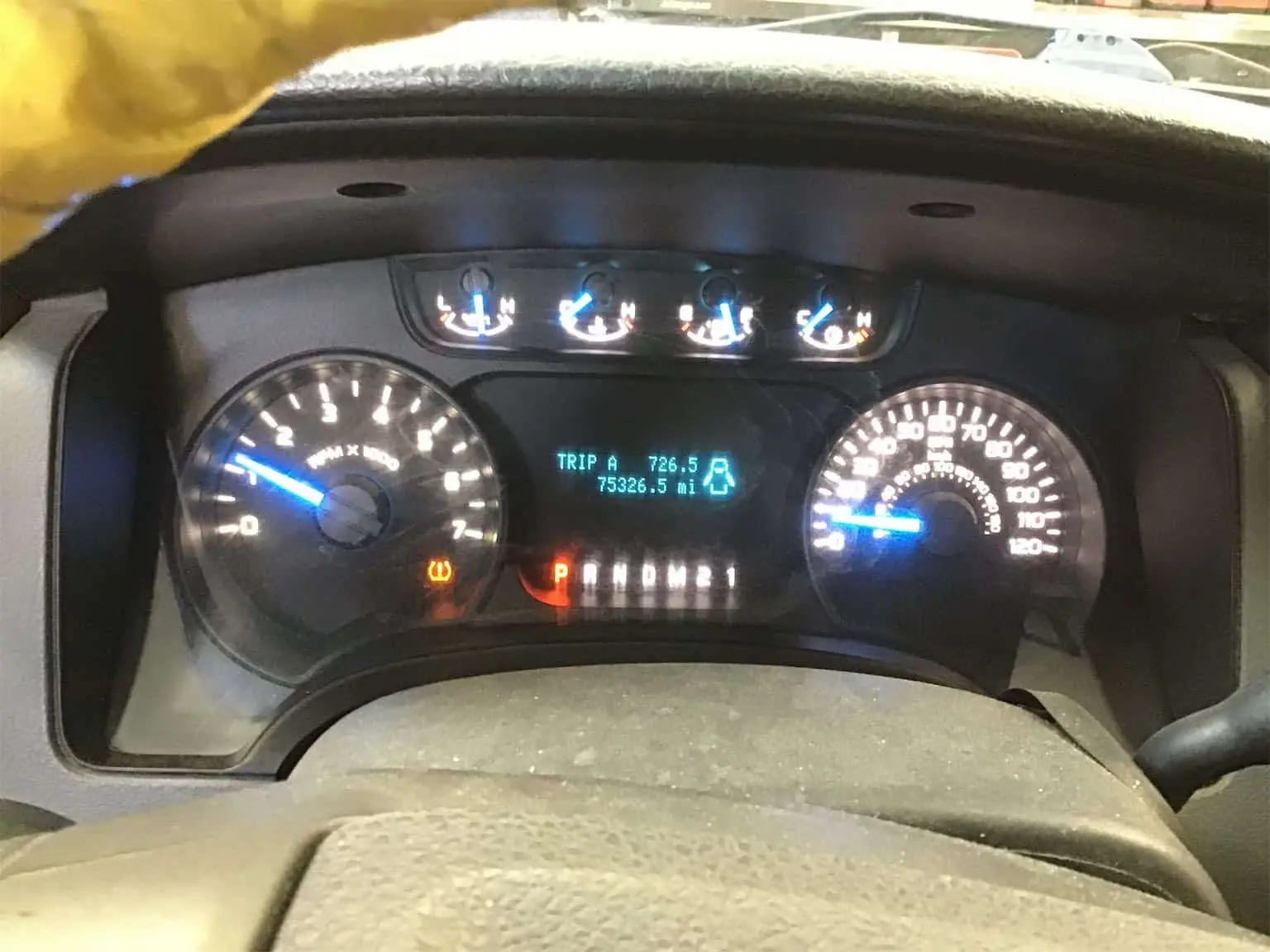 Tire pressure  light Image