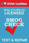 California Star Smog Check Approved