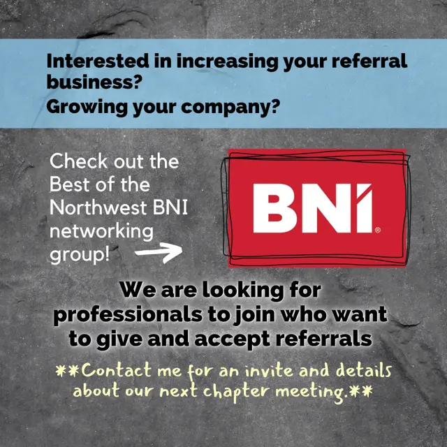 Proud BNI Member: Affiliation Image